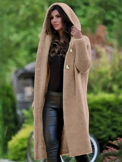 Rea - Robuster Langärmeliger Cardigan