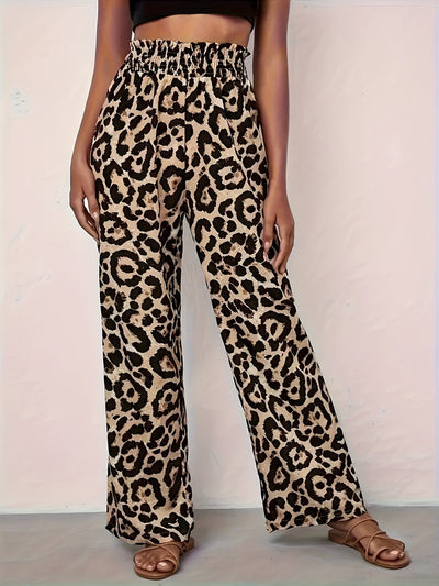 Dolores® | Hose mit weitem Bein und Leopardenmuster