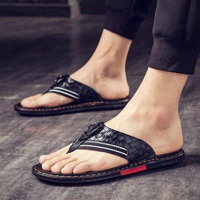 Leo - Leder Herren Flip Flops
