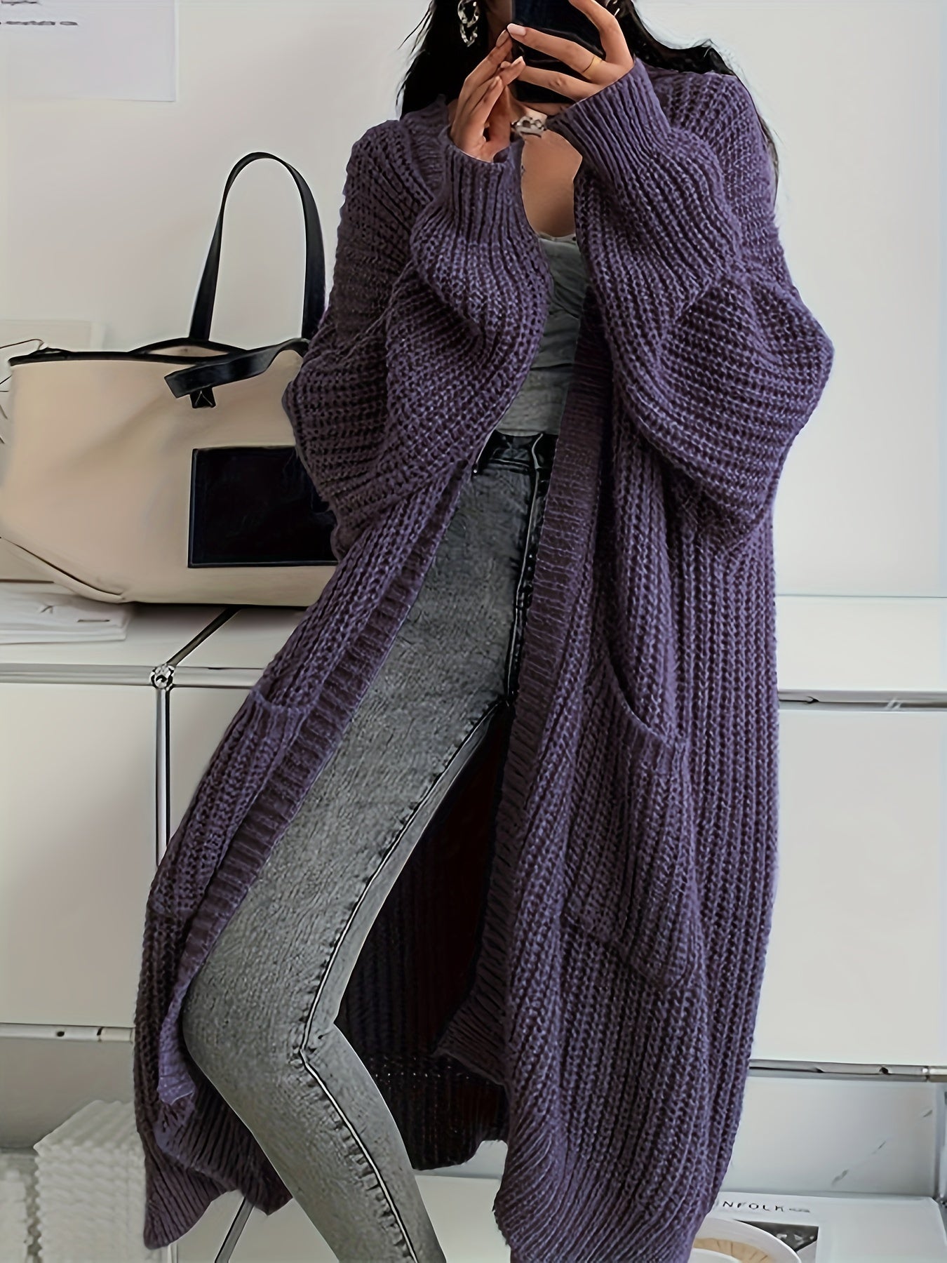 Verónica® | Lange Strickjacke