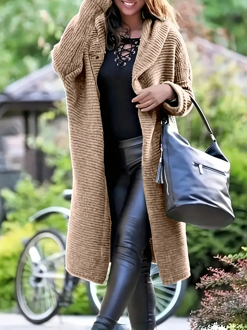 Rea - Robuster Langärmeliger Cardigan