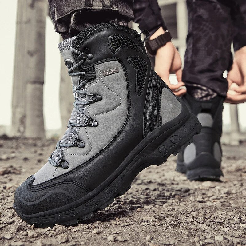 Bernard - Wasserdichte Lederstiefel für Männer
