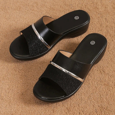 Indra - Bequeme und Glitzernde Sandalen