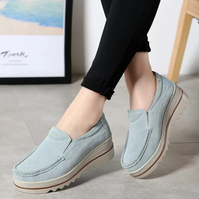 Emma - Damen Plateu Loafers