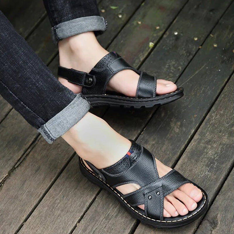 Michael - Modische Ledersandalen