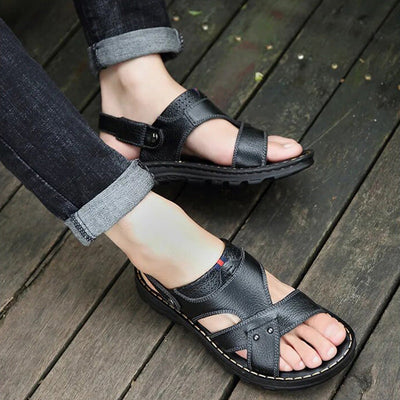 Michael - Modische Ledersandalen