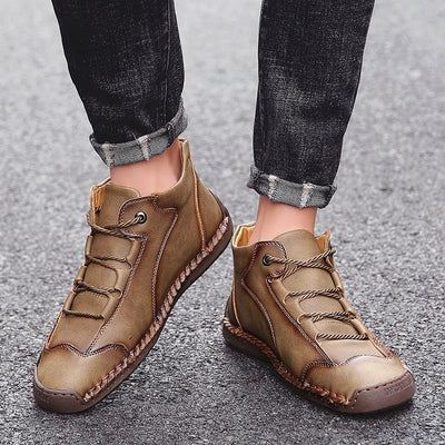 Albert - Klassische Herren Lederstiefeletten