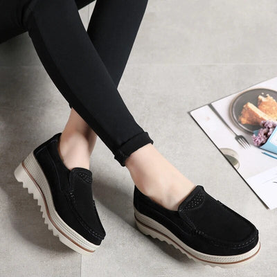 Jesslynn - Damen Plateau-Loafers