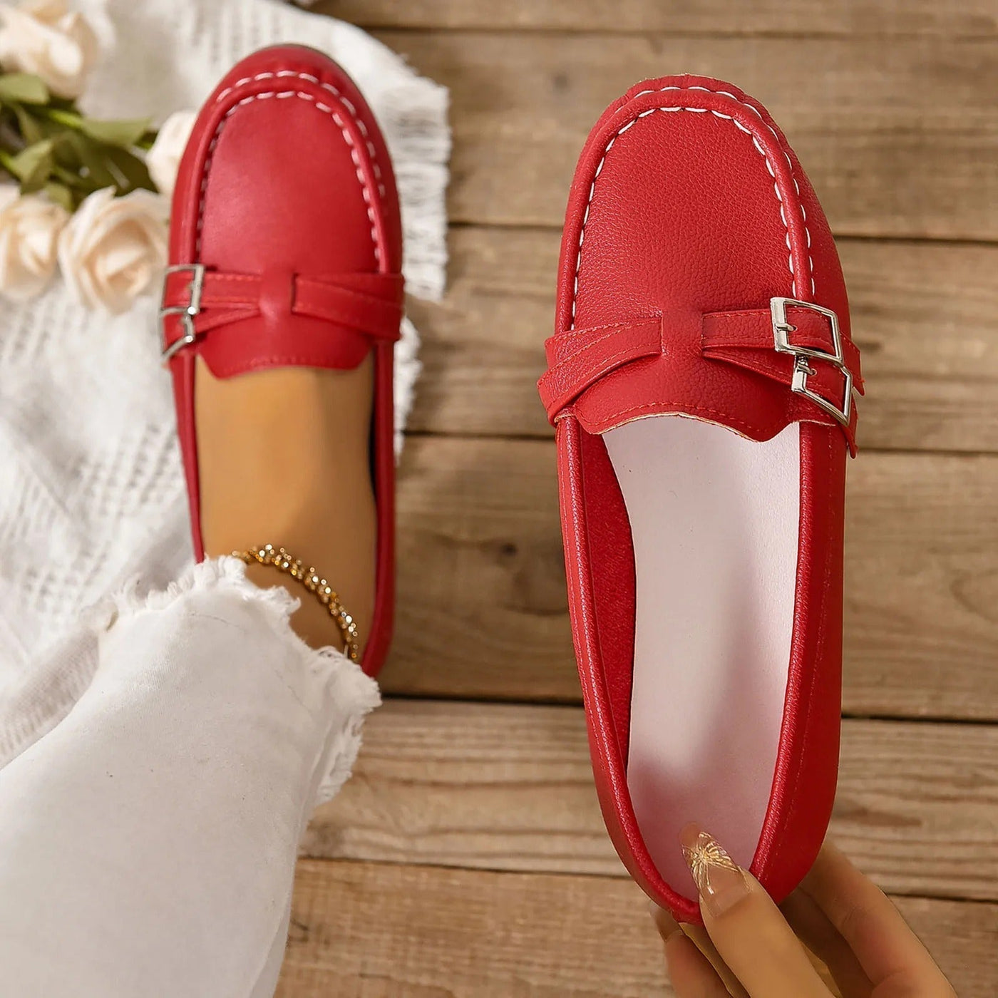April - Klassischer Loafer für Damen