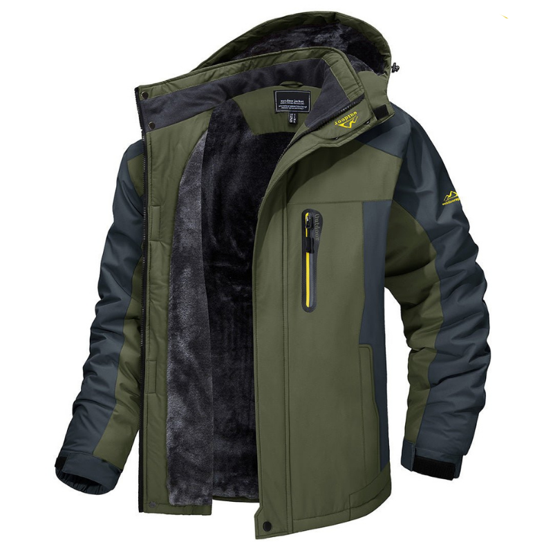 Karlo Herren Winterjacke mit wasserdichter Funktion