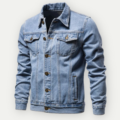 Pascal Klassische Denim Truckerjacke für Herren