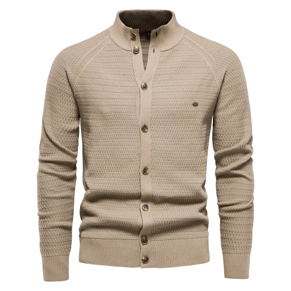 Gemütliche Baumwoll Strickjacke für Herren Jarv