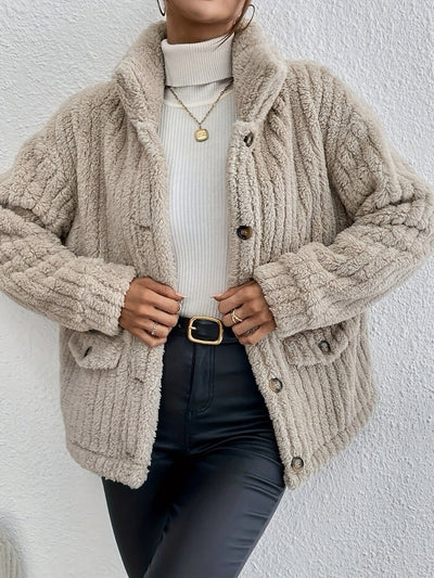 Elsa® | Strickjacke mit doppelseitigen Samtknöpfen