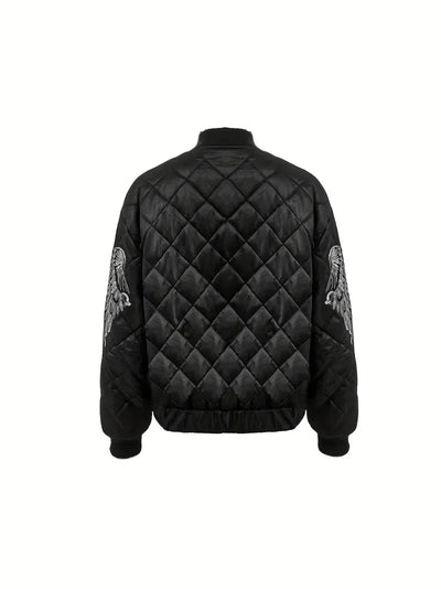 Annika | Argyle Jacke mit Flügelmuster