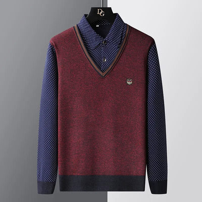 Lässiger Polopullover für Herren