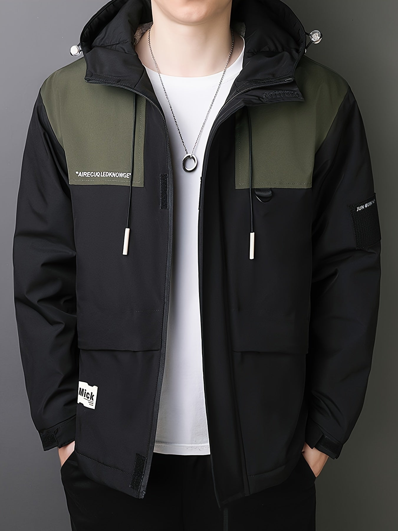 Windschutzjacke mit Kapuze für Herren