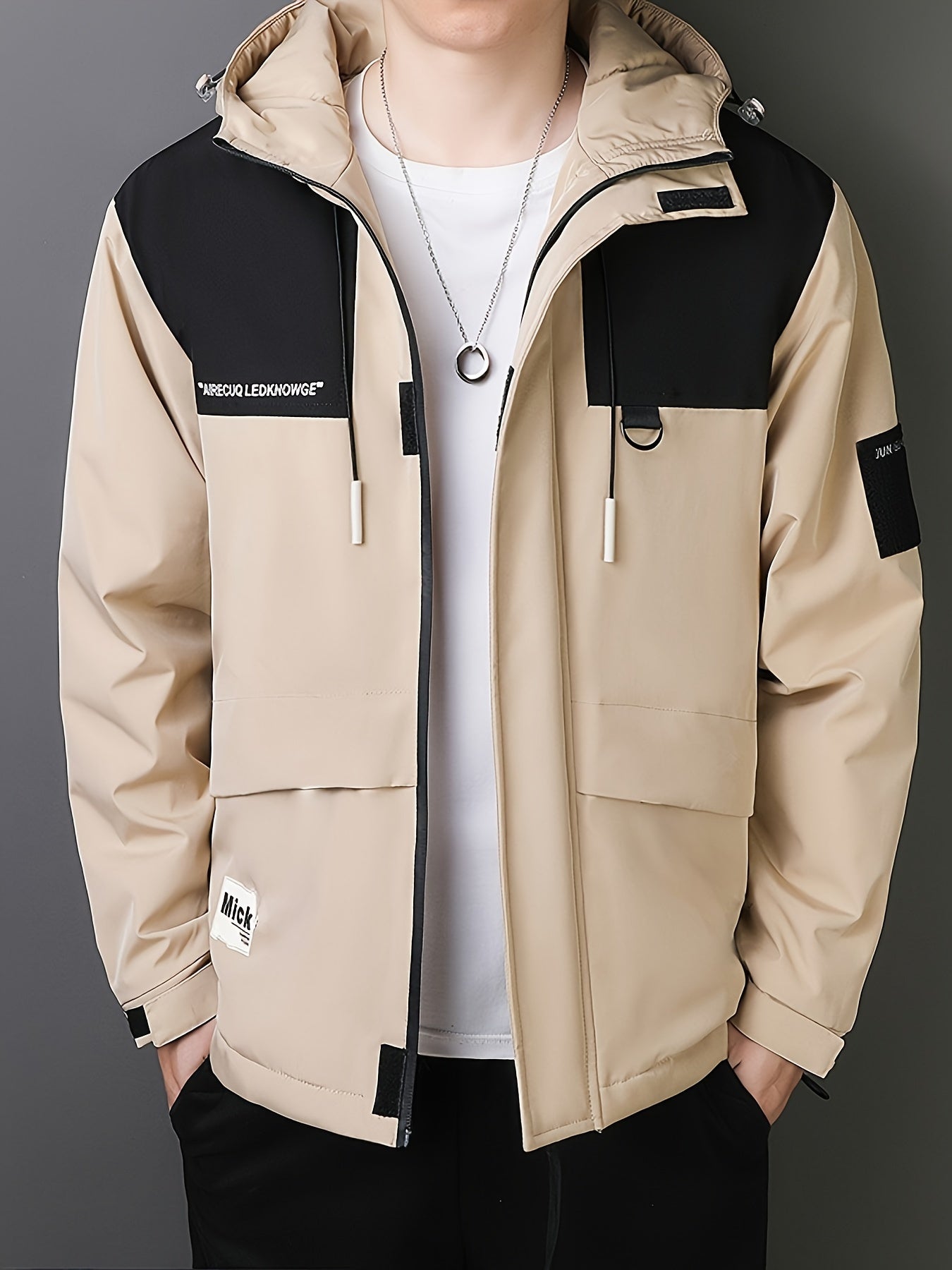 Windschutzjacke mit Kapuze für Herren