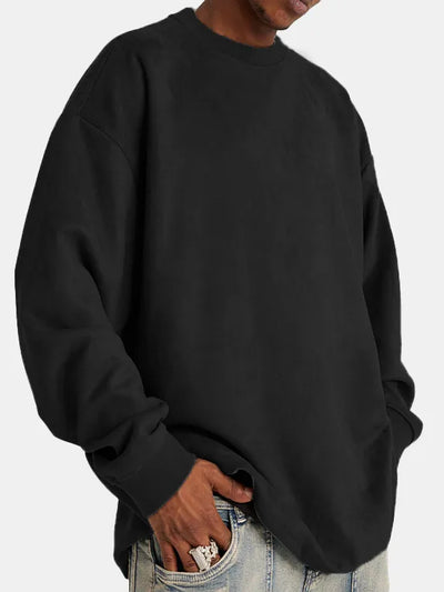 Langarm Pullover aus Wildleder für Herren Elton