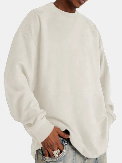 Langarm Pullover aus Wildleder für Herren Elton