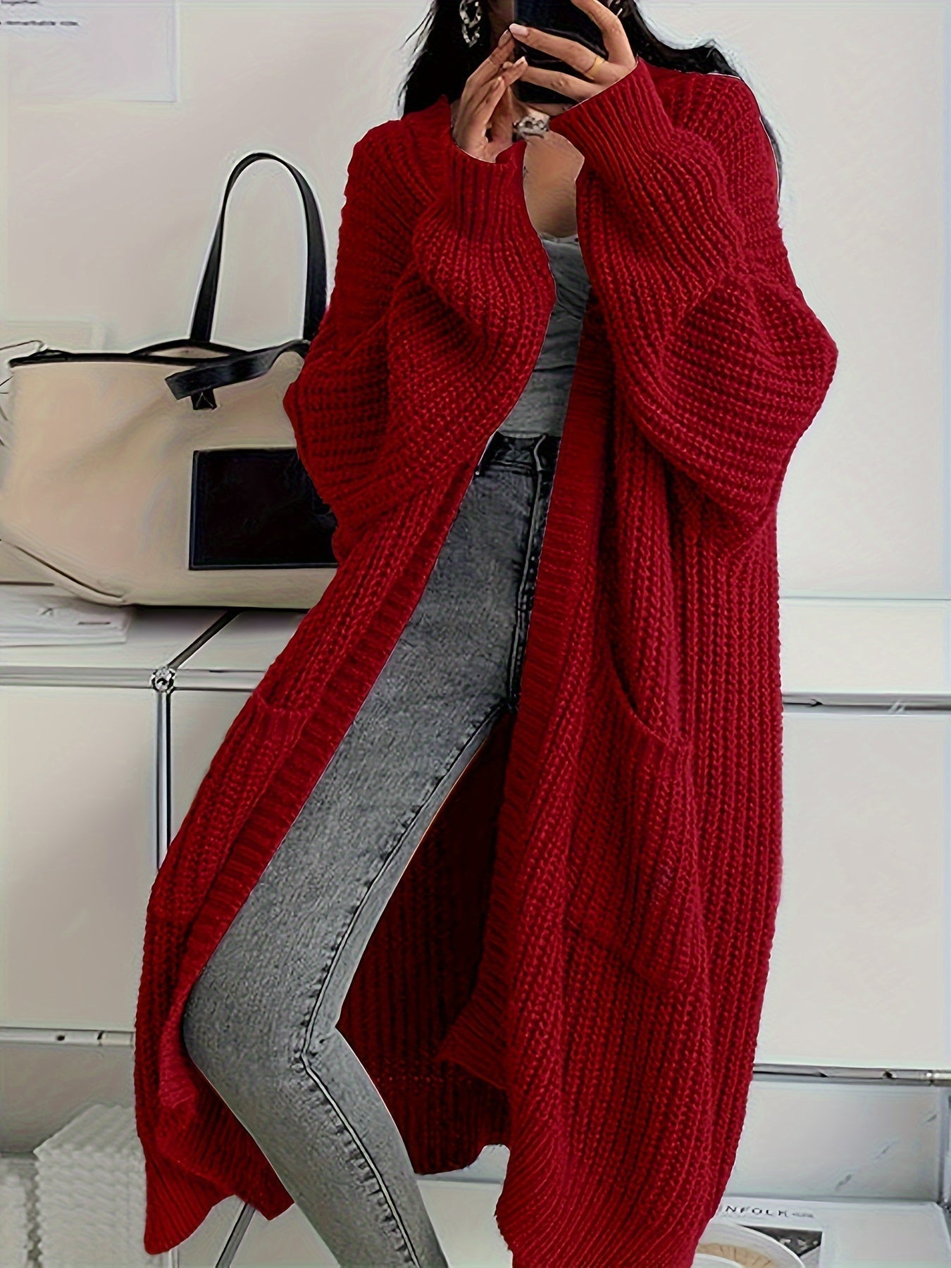 Verónica® | Lange Strickjacke