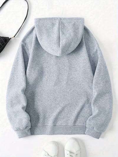 Elisa® | Kapuzenpullover mit New York-Print und Kordelzug