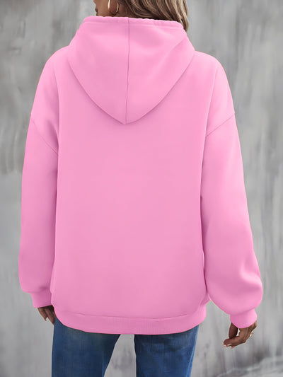 Elisa® | Kapuzenpullover mit New York-Print und Kordelzug
