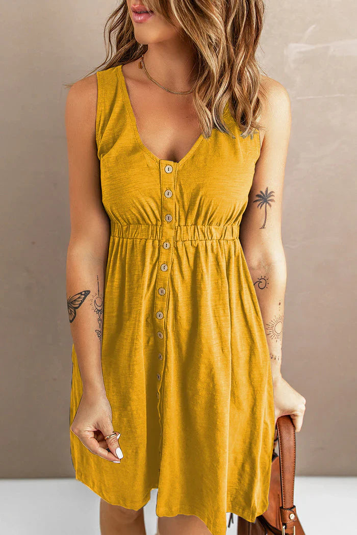 Hellie – Stilvolles ärmelloses Minikleid