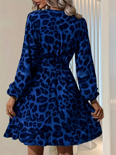 Stylisches Kleid mit Leopardenmuster für Damen