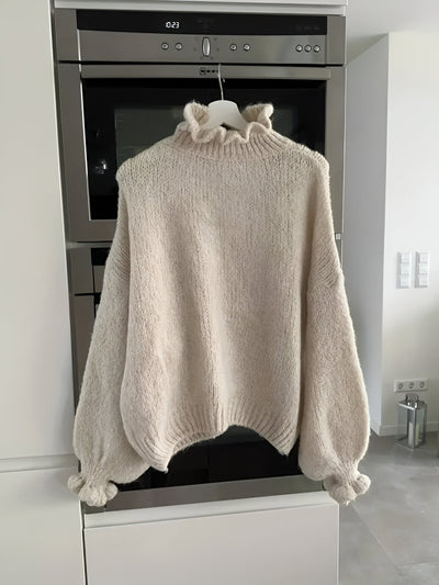 Ursula | Gemütlicher & Eleganter Pullover mit hohem Kragen