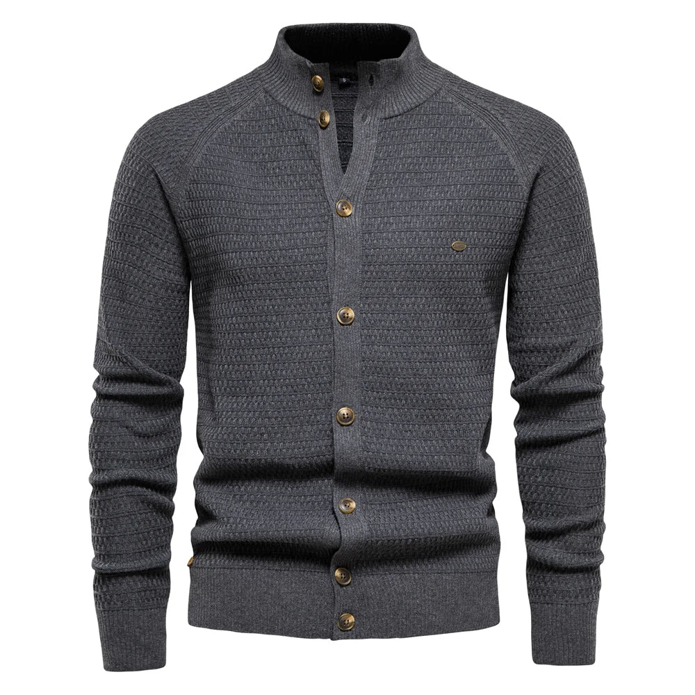 Gemütliche Baumwoll Strickjacke für Herren Jarv
