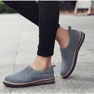 Keila - Raffinierter Loafer aus Wildleder für Damen