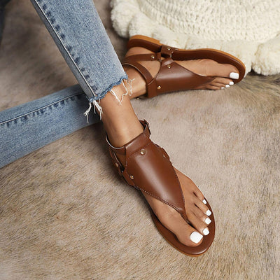Kate - Damen Trendy Flache Sandalen
