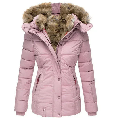 Nimue® | Warmer Wintermantel mit Fellfutter