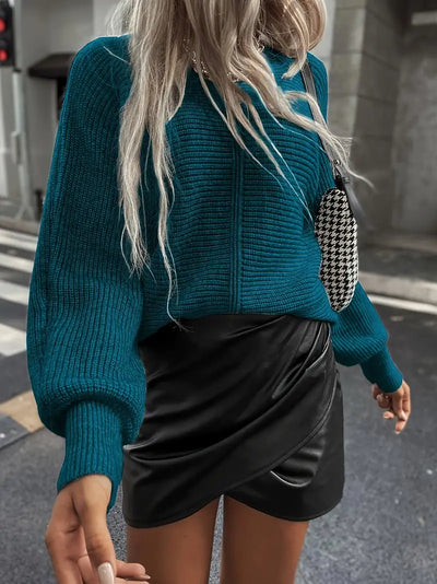 Nikita | Acryl-Strickpullover mit Rundhalsausschnitt