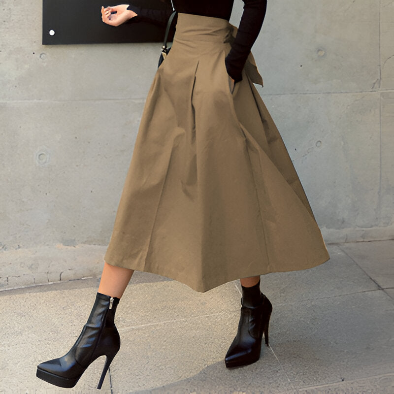 Aria | Damen koreanische Mode langen Rock
