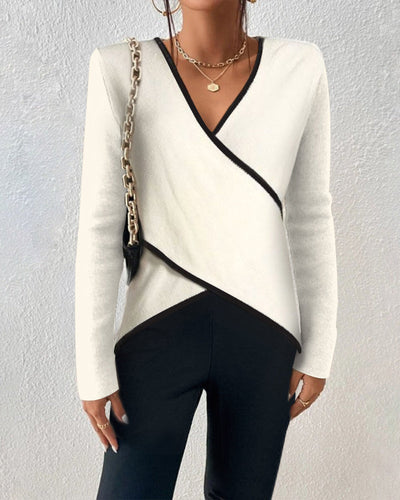 Mia® | Eleganter Pullover mit V-Ausschnitt
