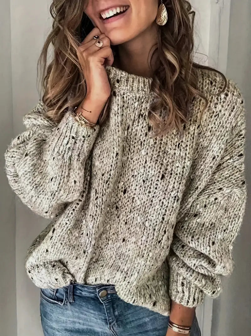 Elian | Gemütlicher Vintage-Sweater mit Punkten