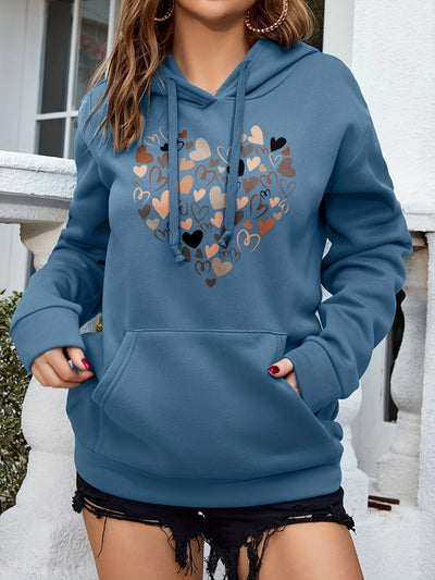 Bequemer Pullover mit Kapuze für Damen