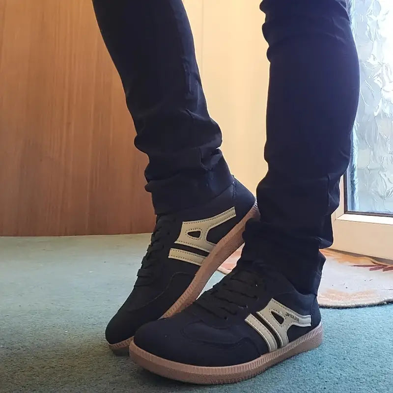 Noa - Damen lässige Turnschuhe mit niedrigem Absatz, Schnürung Mode Schuhe