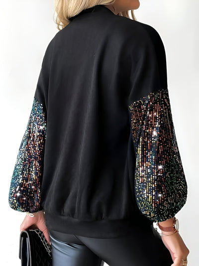 Bella | Kuschelige Strickjacke mit hohem Kragen und Reißverschluss