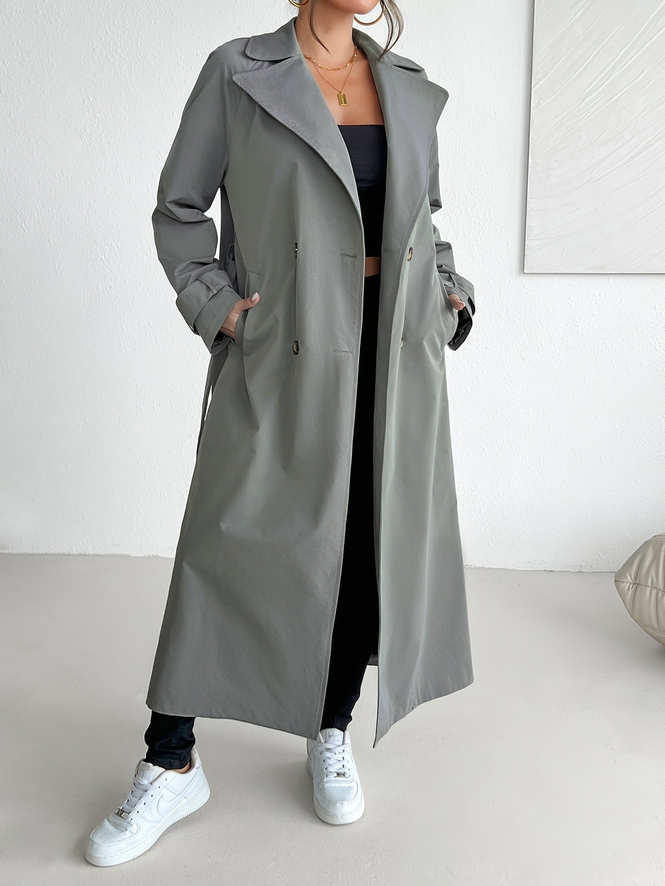 Langer Mantel für Damen