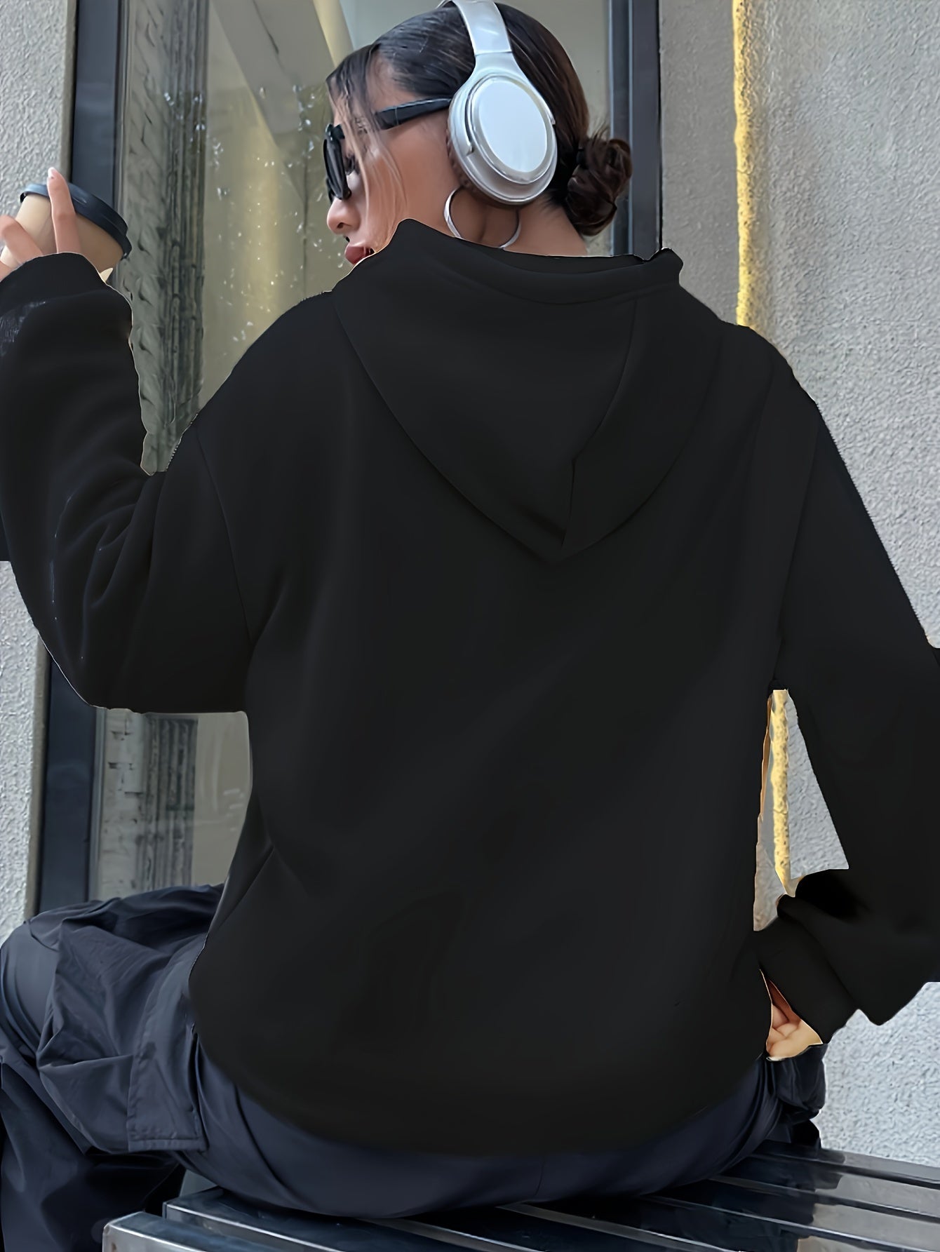 Freizeitpullover mit Kapuze für Damen
