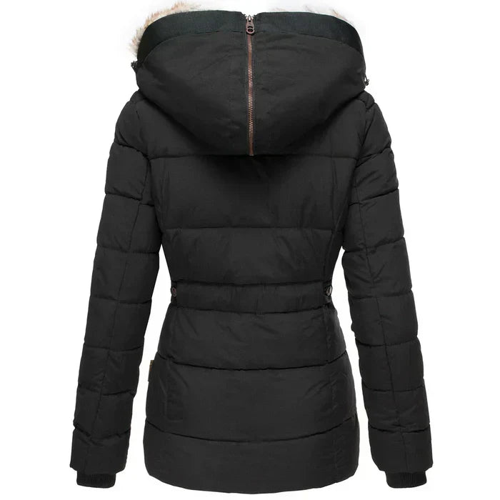Nimue® | Warmer Wintermantel mit Fellfutter