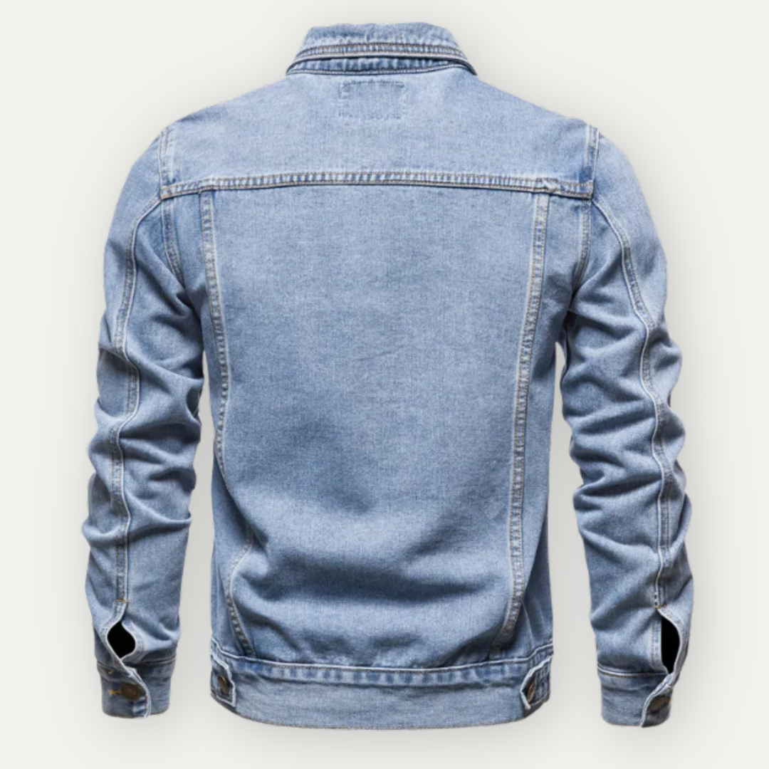 Pascal Klassische Denim Truckerjacke für Herren