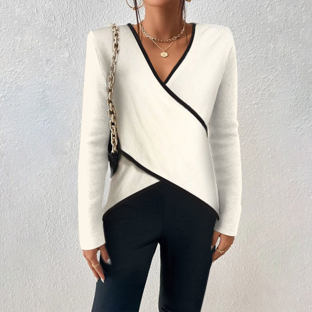 Mia® | Eleganter Pullover mit V-Ausschnitt