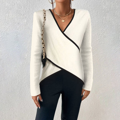 Mia® | Eleganter Pullover mit V-Ausschnitt