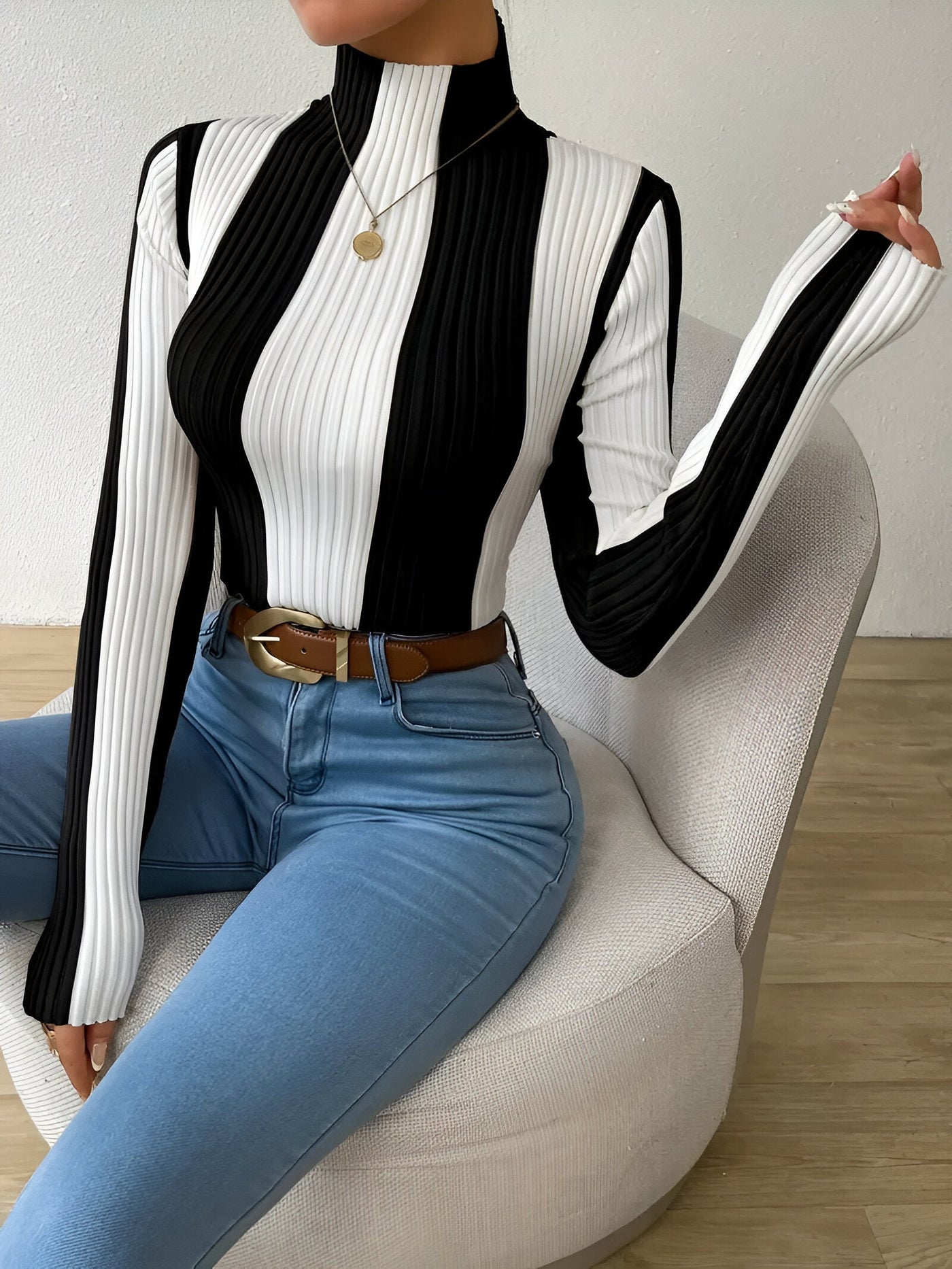 Karlee | Stylisches Color-Block-Pullover