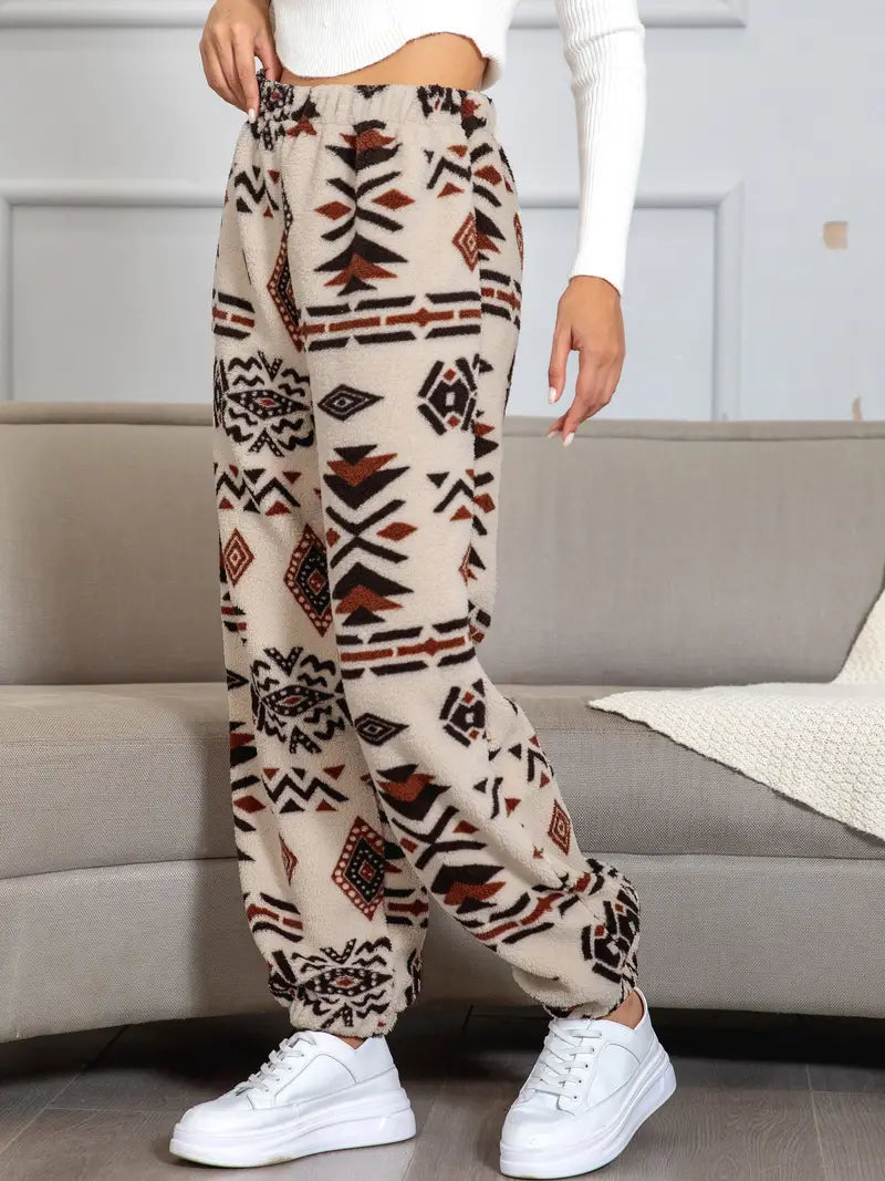 Darian | Gemütliche Aztec-Muster Jogginghose
