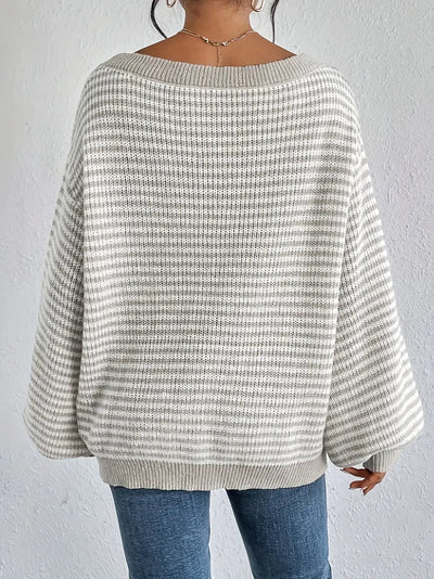 Kameron | Gestreifter Pullover mit Rundhalsausschnitt, Freizeitpullover