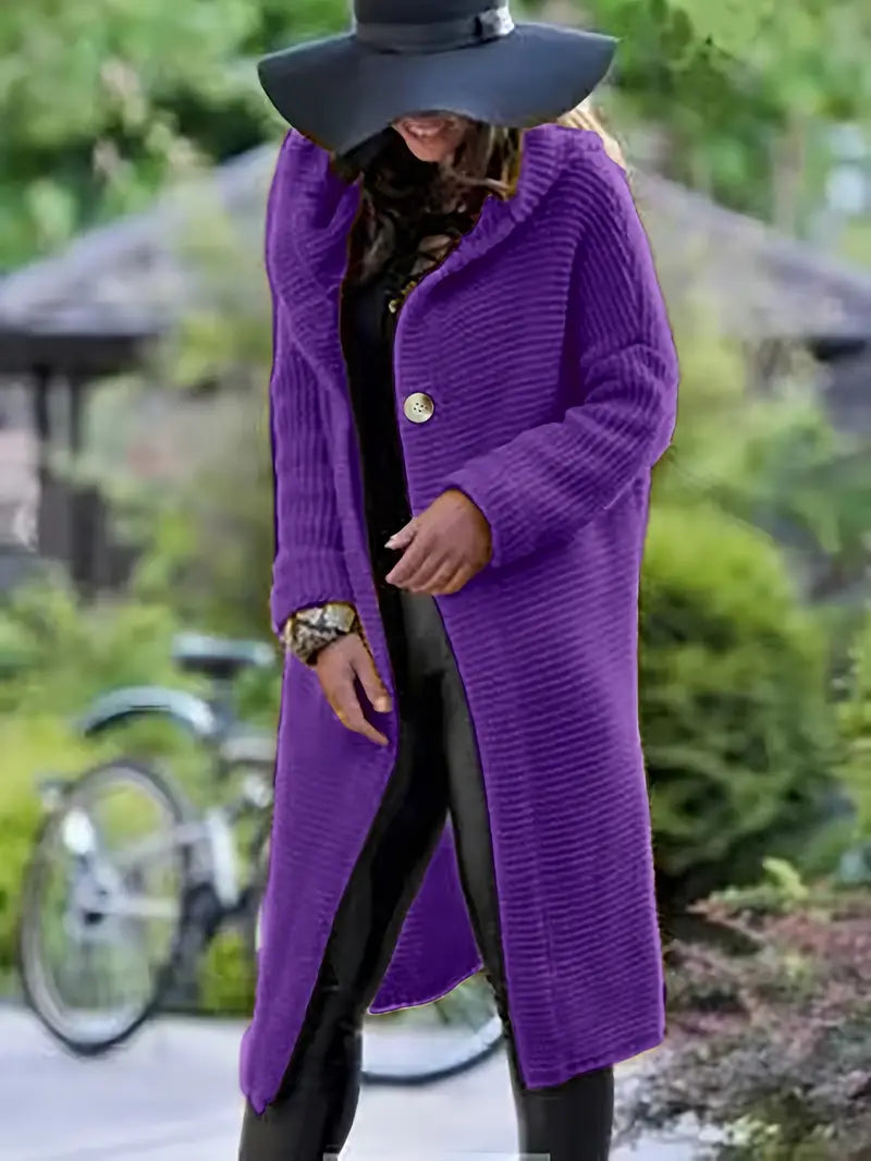 Rea - Robuster Langärmeliger Cardigan